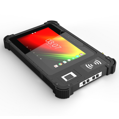 acheter tablette rocailleuse d'Android de noyau de 3G 4G LTE MTK6765 Octa avec le lecteur biométrique de NFC d'empreinte digitale online manufacture