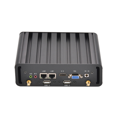 acheter Mini ordinateur industriel Intel I3 4005U 5005U I5 4200U 5200U HD Graphics 500 Portable sans ventilateur industriel Win10 Mini PC online manufacture