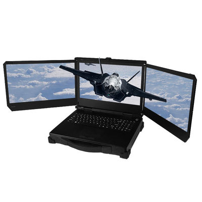 acheter 17.3 pouces Triple écran militaire robuste ordinateur portable noyau i7 12700T avec Nvidia T1000 carte vidéo station de travail online manufacture