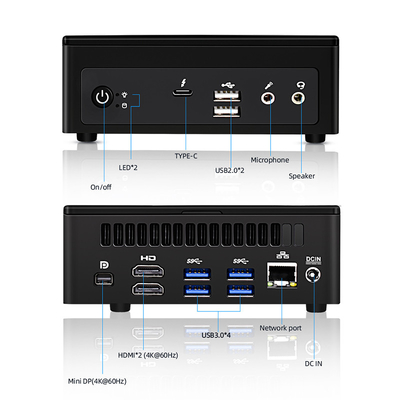 acheter 11ème port d'affichage de RAM DDR4 NVME de PC d'unité centrale de traitement Mini Desktop Computer Tiger Lake i71165G7 11ème de GEN online manufacture