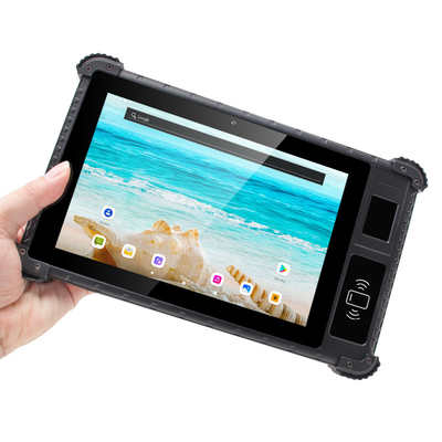 Tablette de 8 pouces avec le scanner biométrique d'empreinte digitale imperméable