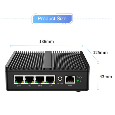 Ordinateur embarqué sans ventilateur Mini Pc N5105 DDR4 Support 4k Hd Mini PC Haute performance Win10 Mini pc sans ventilateur