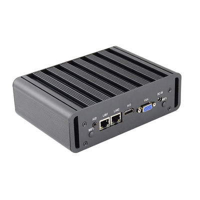 I7 4500U/I7 5500U mini pc de bureau noyau d'ordinateur I7 double ethernet sans ventilateur mini pc ordinateur de bureau