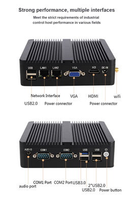 Contrat industriel adapté aux besoins du client DW-M05 d'ordinateur de PC de Logo Intel Celeron J4125 mini