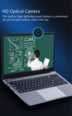 Vitesse rapide mince de l'unité centrale de traitement 1165G7 du plein alliage I7 11ème Gen Laptop 15,6 pour le bureau de jeu de transfert de date